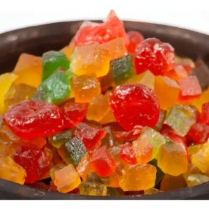 FRUTA CONFITADA CON MARROSQUINO
